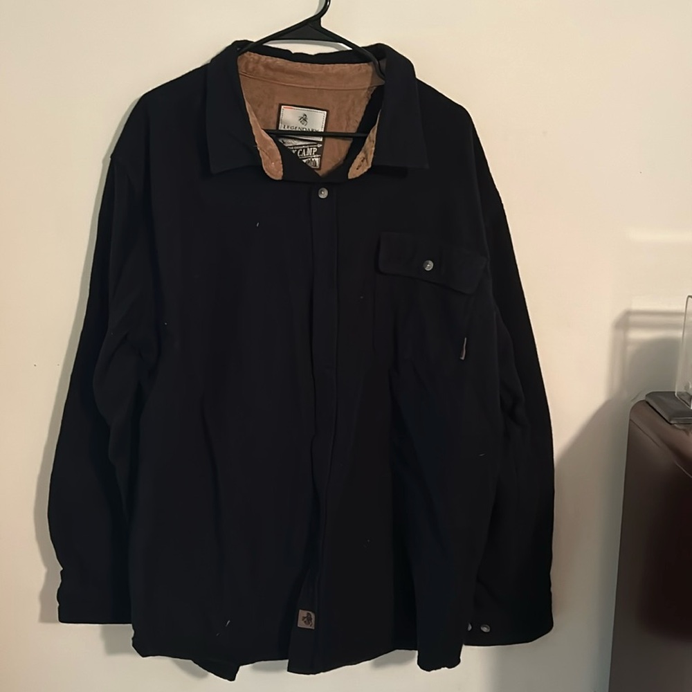 Men’s XXL Black button down